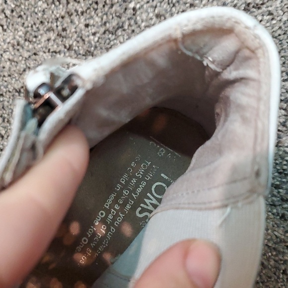 Toms Women Majorka Ankle Leather Peep Open Toe Heels boots shoes sz 8.5 - Picture 13 of 14